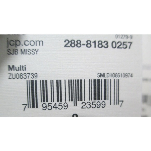 NWT $92 St Johns Bay Secretly Slender 2 Pc Swim Suit Skirted Size 8 - Picture 11 of 11